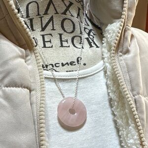 Alquimia Soft Pink Pendant Necklace